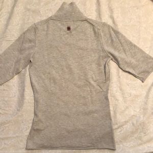 Burberry - mock neck sweater (logo is on back of neck)